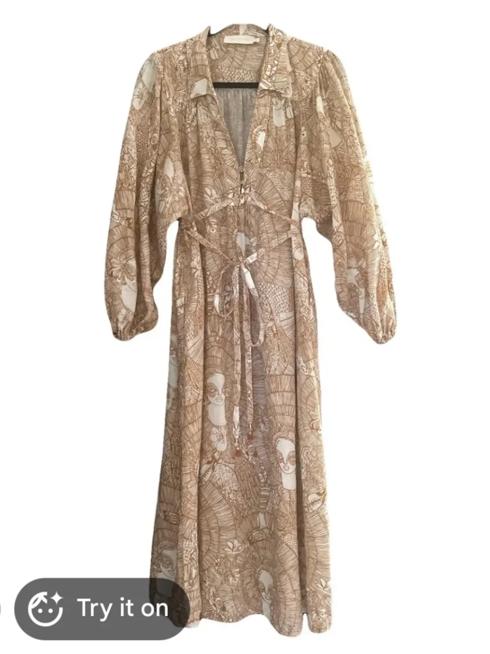 zimmermann tropicana linen midi dress NWT Zimmermann Tropicana Asymmetric Open Back Linen Midi Dress Electric Blue AU0